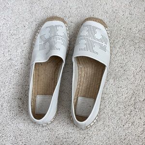 Tory Burch white espadrilles